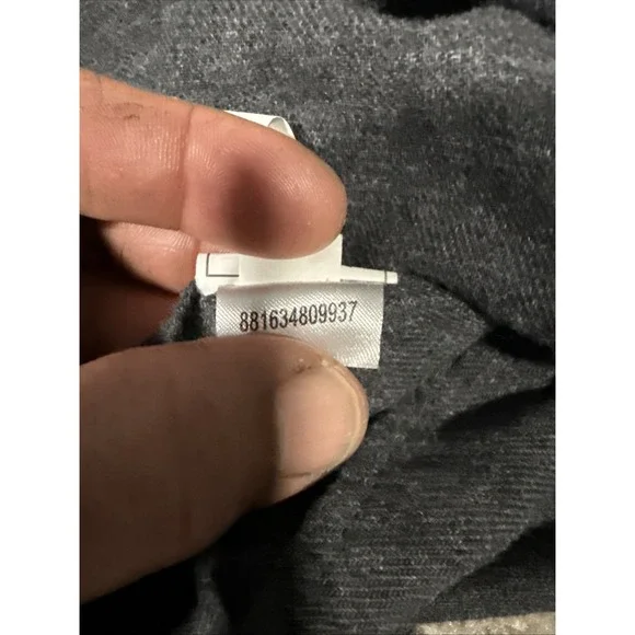 DC Apparel Button Down Long Sleeve Men's Shirt 2XL Gray Red - Picture 11 of 14